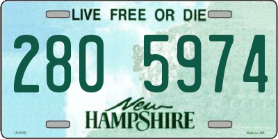 NH license plate 2805974