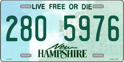 NH license plate 2805976