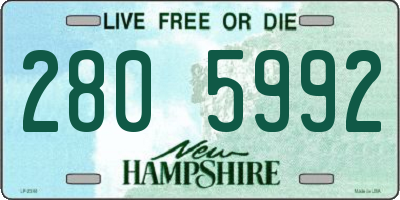 NH license plate 2805992