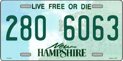NH license plate 2806063