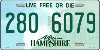 NH license plate 2806079