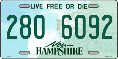 NH license plate 2806092