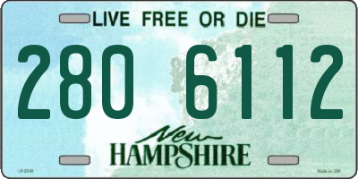 NH license plate 2806112