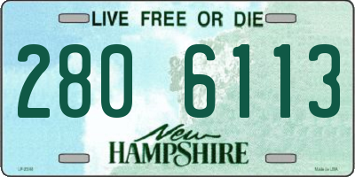 NH license plate 2806113