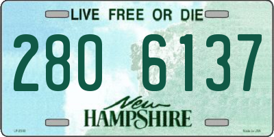 NH license plate 2806137