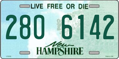 NH license plate 2806142