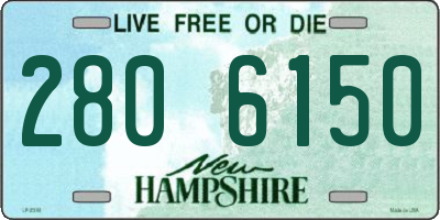 NH license plate 2806150