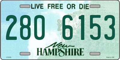 NH license plate 2806153
