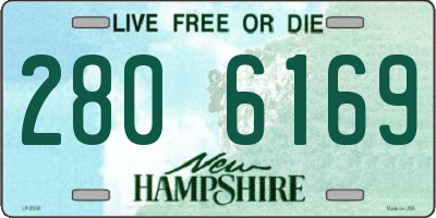 NH license plate 2806169