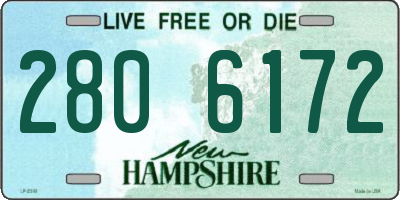 NH license plate 2806172