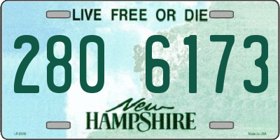 NH license plate 2806173