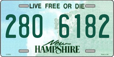 NH license plate 2806182