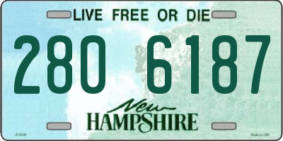 NH license plate 2806187