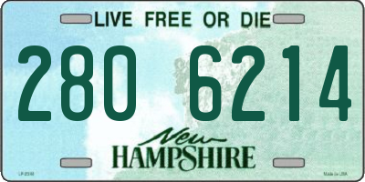 NH license plate 2806214
