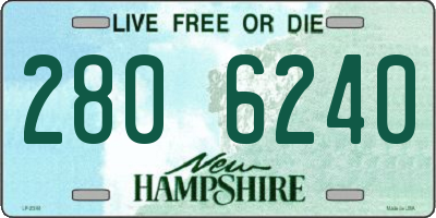 NH license plate 2806240