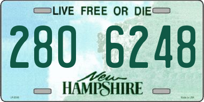 NH license plate 2806248