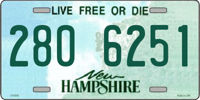 NH license plate 2806251