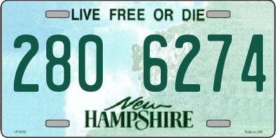 NH license plate 2806274