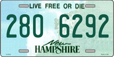NH license plate 2806292