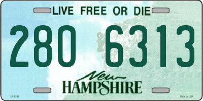 NH license plate 2806313
