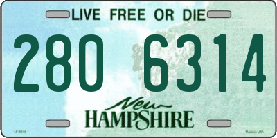 NH license plate 2806314