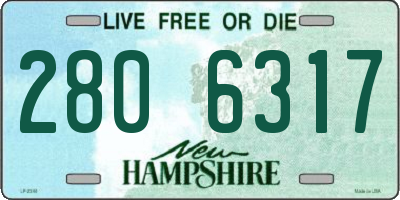 NH license plate 2806317
