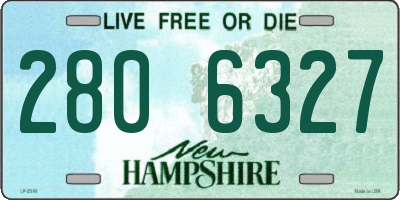 NH license plate 2806327
