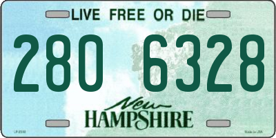 NH license plate 2806328