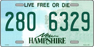 NH license plate 2806329