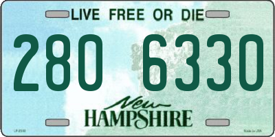 NH license plate 2806330