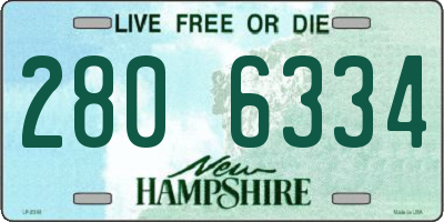 NH license plate 2806334