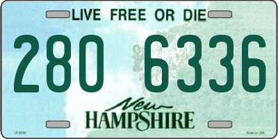 NH license plate 2806336