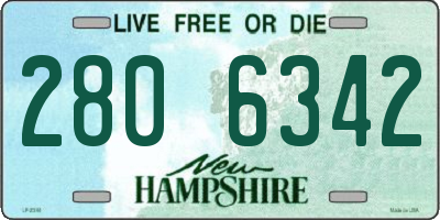 NH license plate 2806342