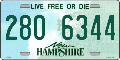 NH license plate 2806344