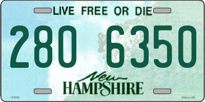 NH license plate 2806350