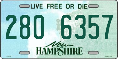 NH license plate 2806357