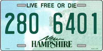 NH license plate 2806401