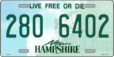 NH license plate 2806402