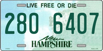 NH license plate 2806407