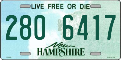 NH license plate 2806417