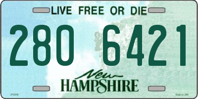 NH license plate 2806421