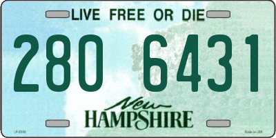 NH license plate 2806431