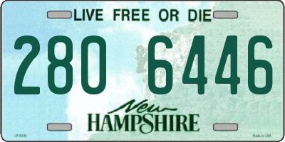 NH license plate 2806446