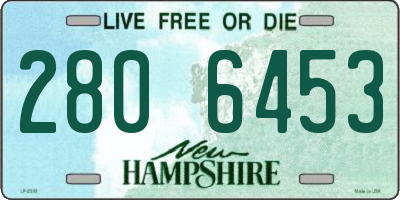 NH license plate 2806453