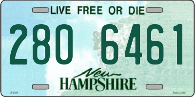 NH license plate 2806461