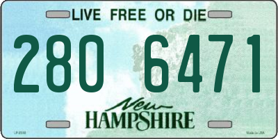NH license plate 2806471