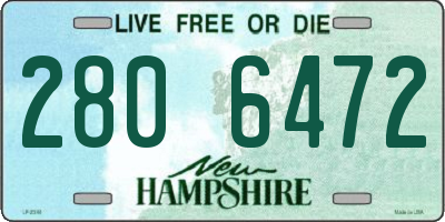 NH license plate 2806472