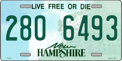 NH license plate 2806493