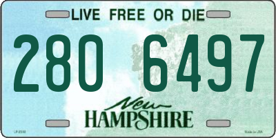 NH license plate 2806497