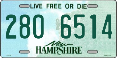 NH license plate 2806514